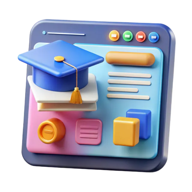 Illustration of an educational board